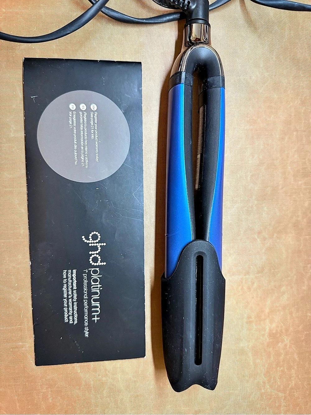 ghd platinum+ 1" professional performance styler + Blue Hair Straightener